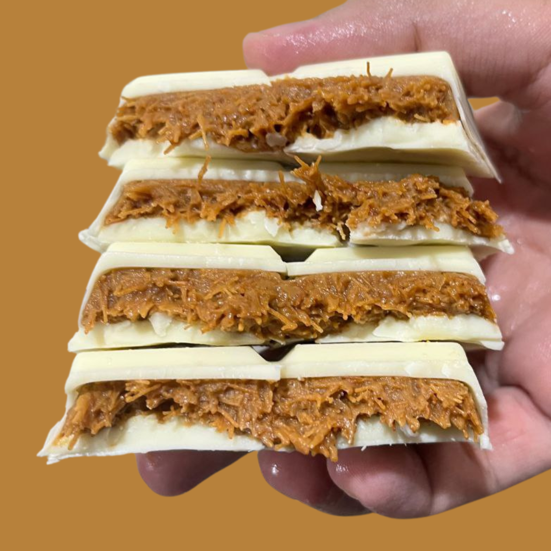 Biscoff Kunafa Milk Bar - 240g - Juicy, Crunchy & Yummy!