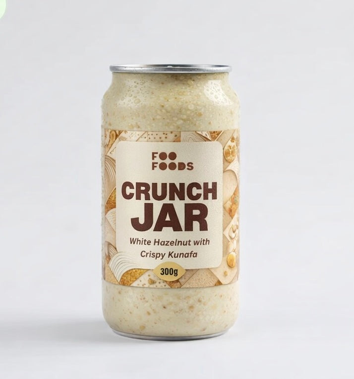Bueno Crunch Jar - Crispy Kunafa with White Hazelnut Paste (Kinder Bueno Flavor)