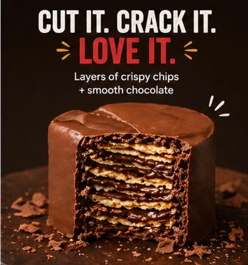 Viral Chips Chocolate Tub- Made with Original Potato Chips & Premium Milk Chocolate