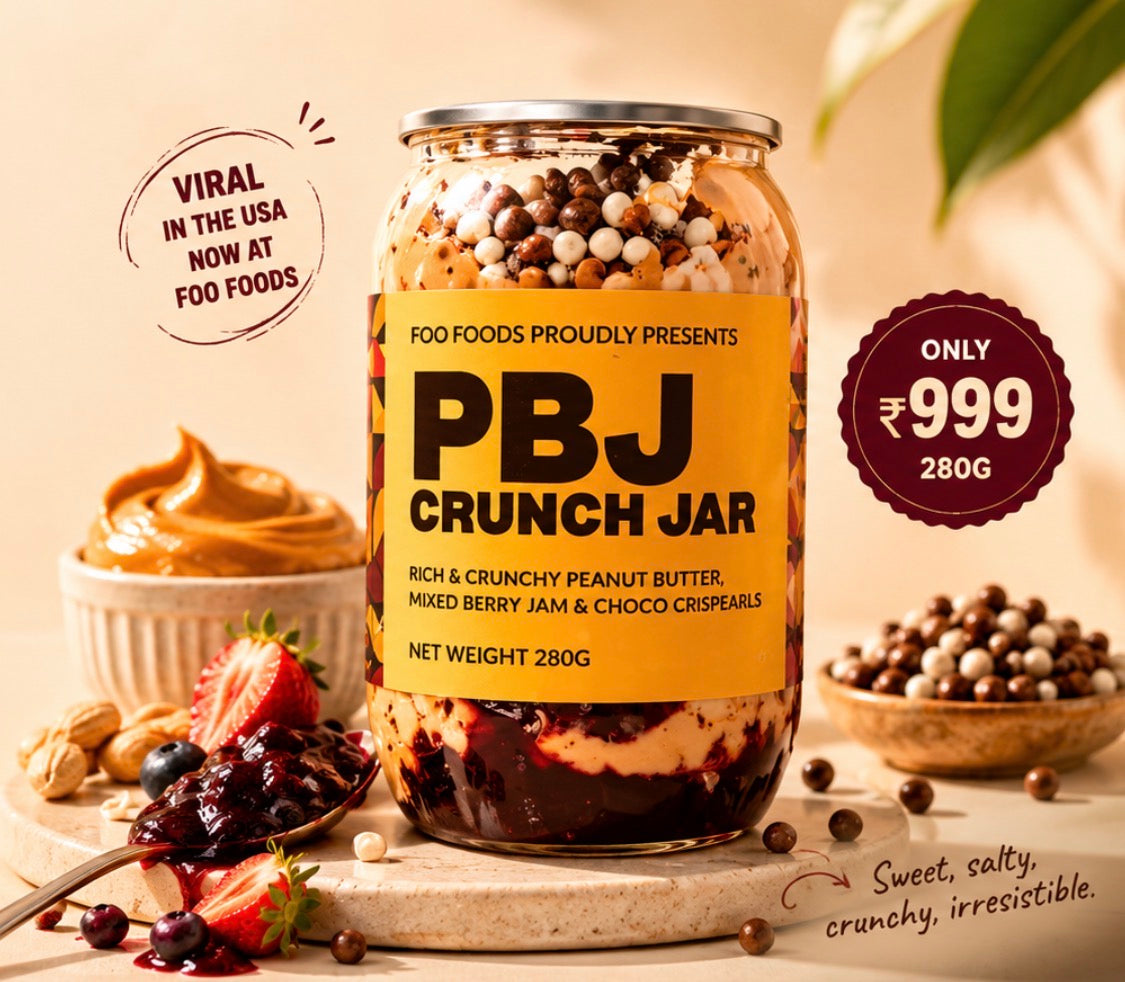 PBJ Crunch Jar – Peanut Butter, Berry Jam & Choco Crispearls