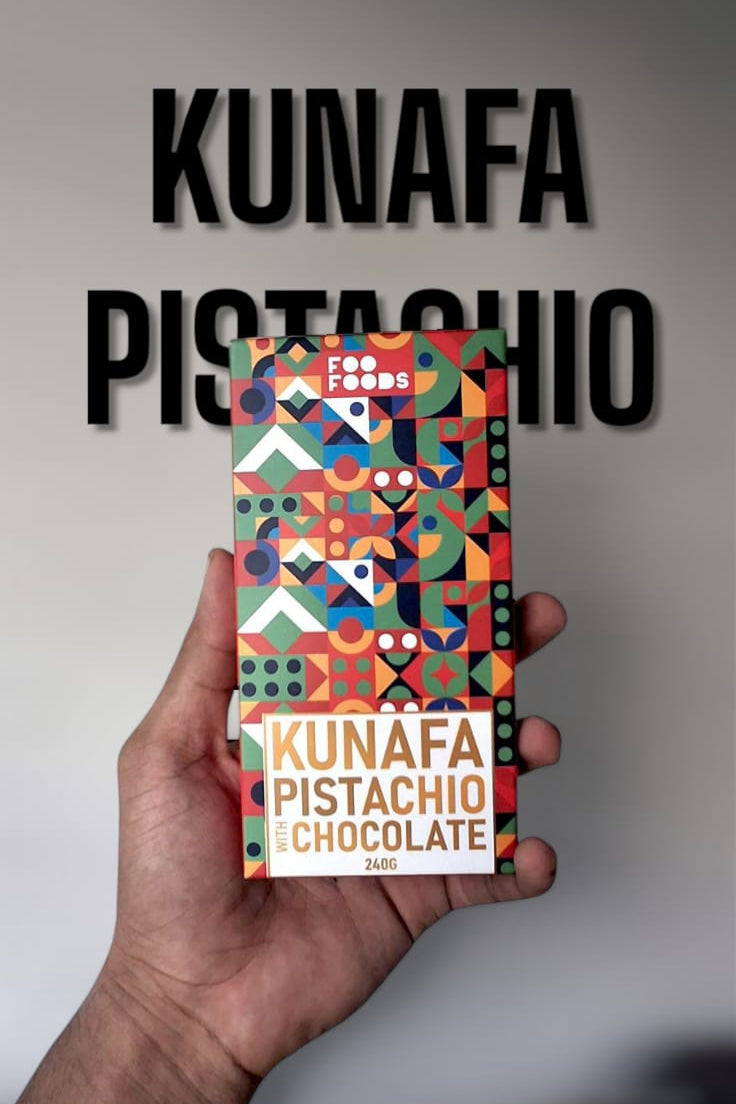 Viral Kunafa Pistachio with Chocolate - Biggest Chocolate Bar 240g
