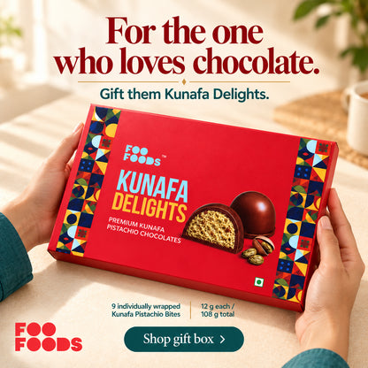 Kunafa Delights Gift Box – 9 Kunafa Pistachio Bites