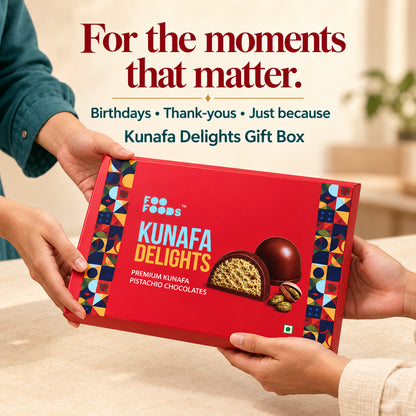 Kunafa Delights Gift Box – 9 Kunafa Pistachio Bites