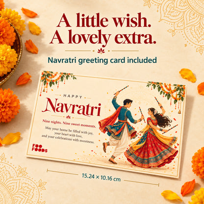 Navratri Kunafa Pistachio Gift Box – 9 Bites + Greeting Card