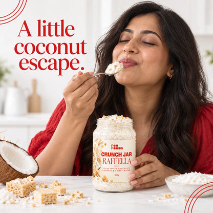 Crunch Jar Raffella – White Chocolate, Coconut & Wafers, 260 g