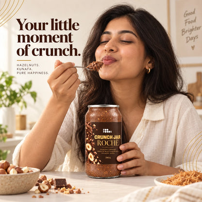 Crunch Jar Roché – Hazelnut Chocolate & Crispy Kunafa, 290 g