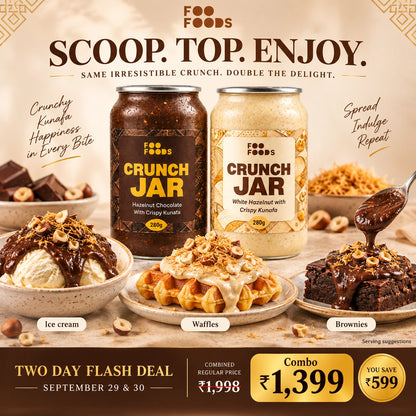 Two Day Flash Deal – Crunch Jar Combo | 2 × 280g