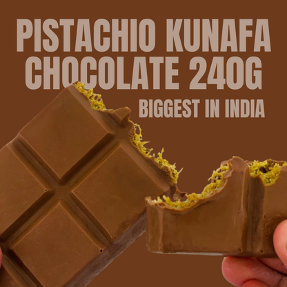 Viral Kunafa Pistachio Chocolate - Big Bar 240g