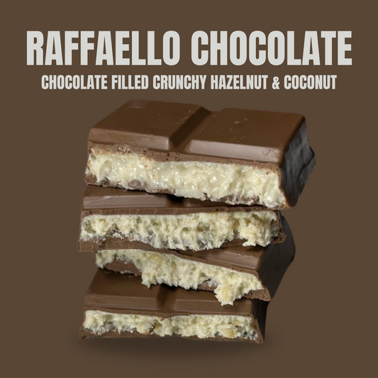 Raffaello Chocolate - 240g bar - Crunchy Hazelnut & Juicy Coconut Filled Chocolate