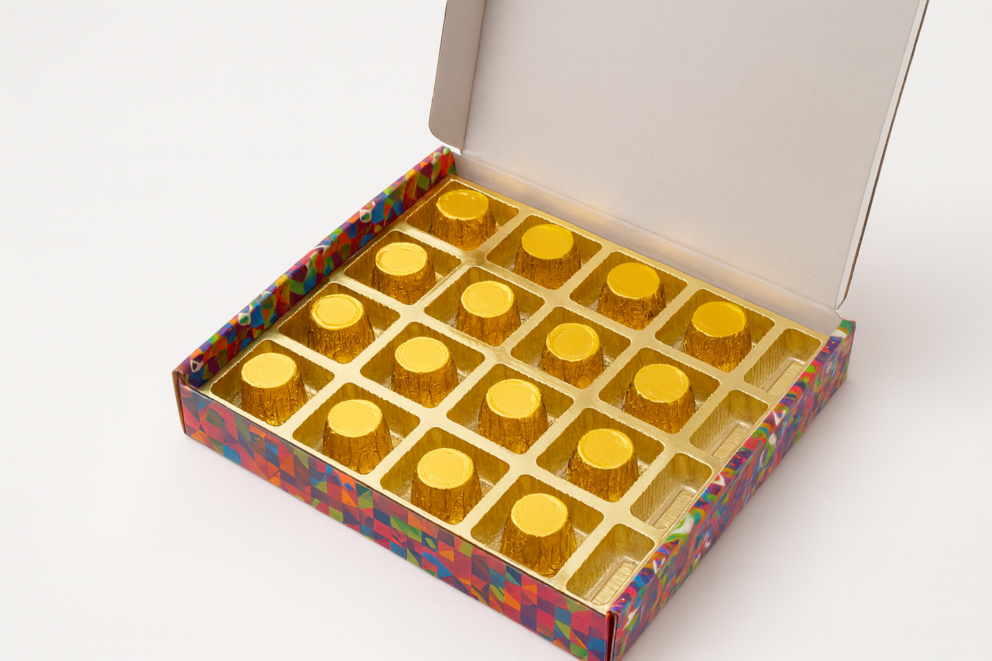 Foo Foods Celebration Pack – 20 Mini Kunafa Pistachio Chocolates | Premium Gifting, Parties & Get-Togethers