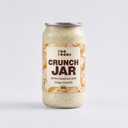 White Crunch Jar - Kinder Beuno Inspired Edition