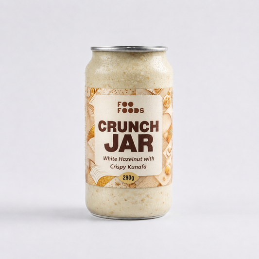 White Crunch Jar - Kinder Beuno Inspired Edition