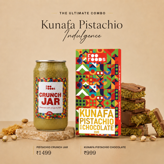Kunafa Pistachio Ultimate Combo - Viral Kunafa Pistachio Chocolate & Viral Pistachio Crunch Jar