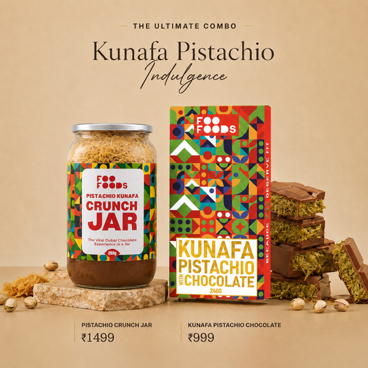 Kunafa Pistachio Ultimate Combo - Viral Kunafa Pistachio Chocolate & Viral Pistachio Crunch Jar