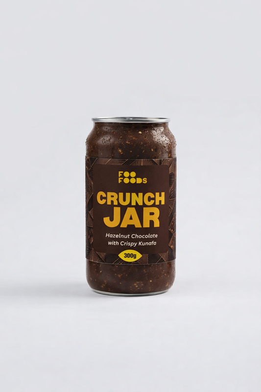 Nutella Crunch Jar - Crispy Kunafa with Chocolate Hazelnut Paste (Nutella Flavor)