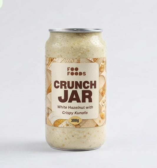 Bueno Crunch Jar - Crispy Kunafa with White Hazelnut Paste (Kinder Bueno Flavor)