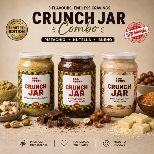 Crunch Jar Combo - Pistachio, Nutella & Bueno Inspired - Saver’s Choice