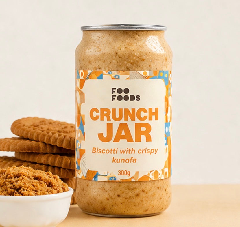Biscotti Crunch Jar - Real Bisco Spread with Crispy Kunafa- Limited Edition