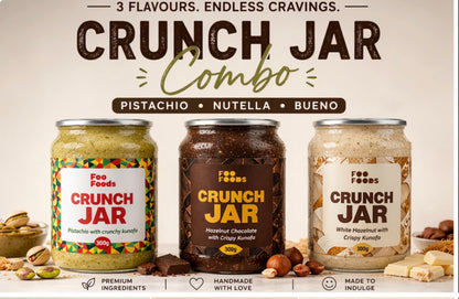 Crunch Jar Combo - Pistachio, Nutella & Bueno Inspired - Saver’s Choice