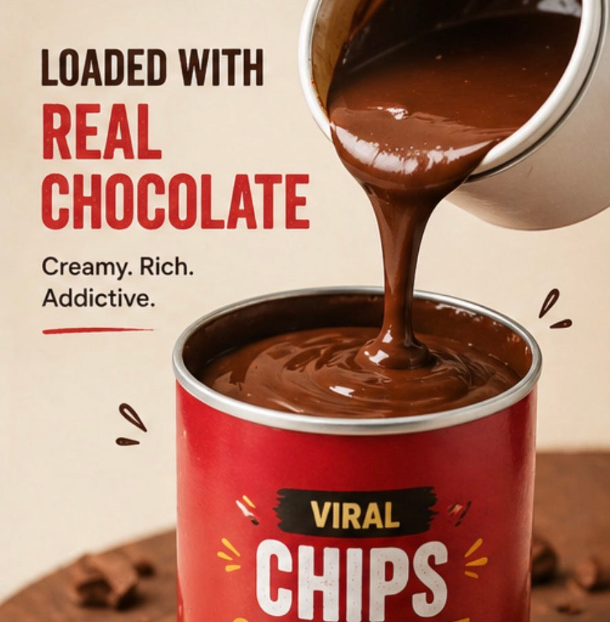 Viral Chips Chocolate Tub- Made with Original Potato Chips & Premium Milk Chocolate