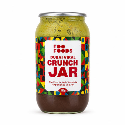 PISTACHIO KUNAFA CRUNCH JAR - Belgian Chocolate & Pistachio with Authentic Kunafa