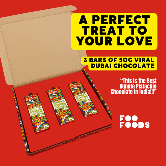 Treat Box - Dubai Viral Mini Chocolates Box (Pack of 3x50g)