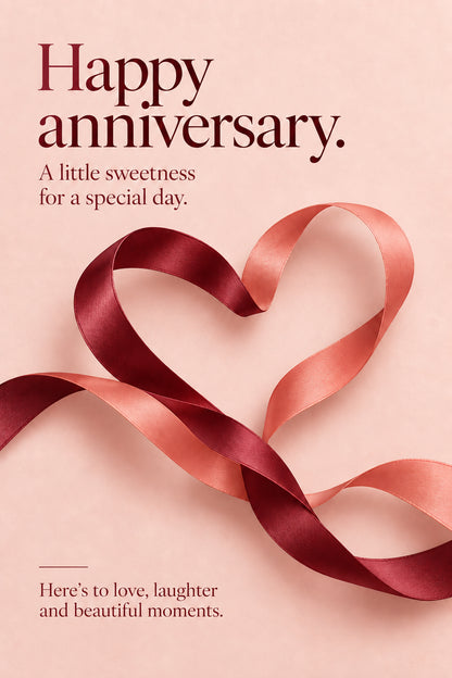 Anniversary Gift Box – 240g Kunafa Pistachio Chocolate with Greeting Card
