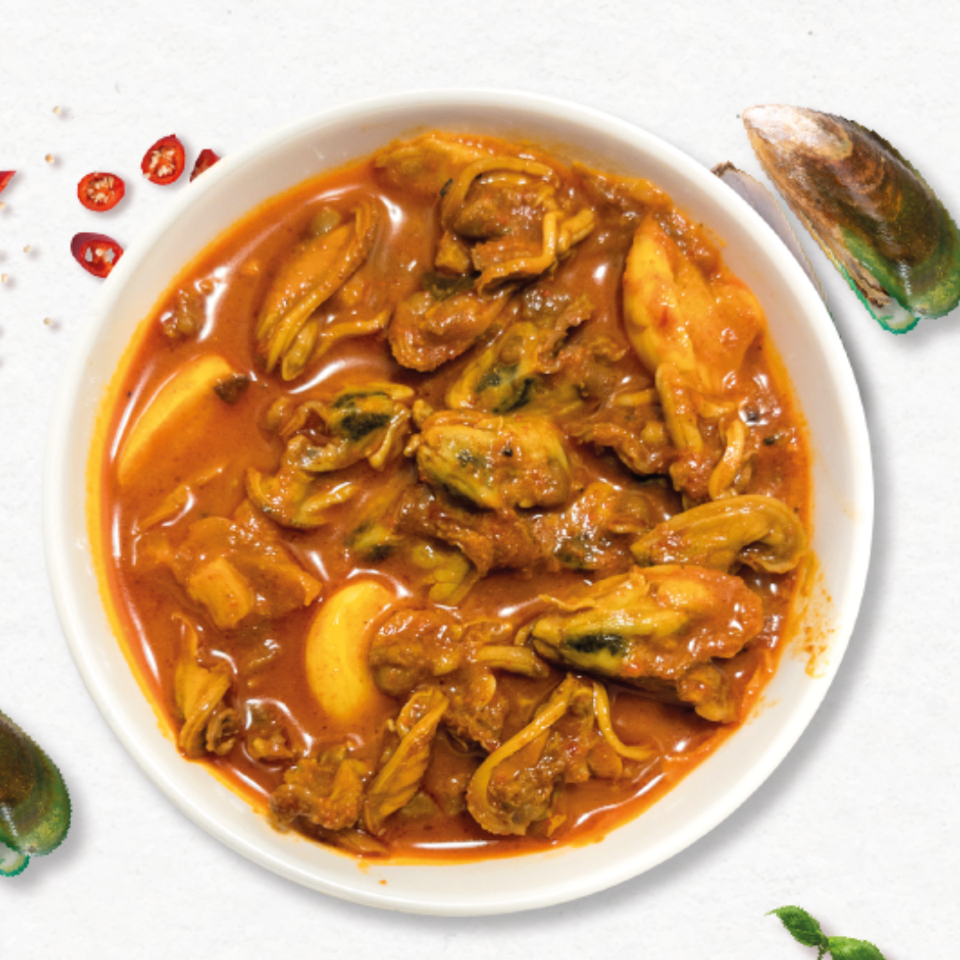 Kallumakkaya Curry Thengapaalozhichathu / Mussels Curry - Heat & Eat