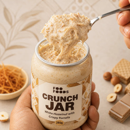 White Crunch Jar - Kinder Beuno Inspired Edition