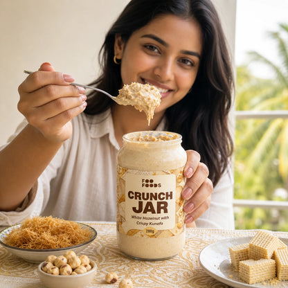 White Crunch Jar - Kinder Beuno Inspired Edition