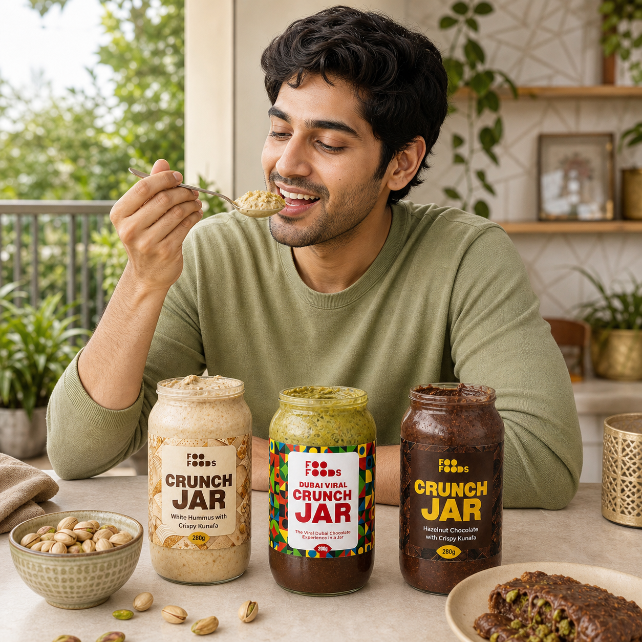 Crunch Jar Combo - Pistachio, Nutella & Bueno Inspired - Saver’s Choice
