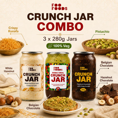 Crunch Jar Combo - Pistachio, Nutella & Bueno Inspired - Saver’s Choice