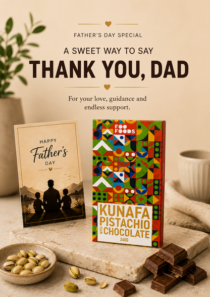 Father's Day Special Gift | Dubai Viral Kunafa Pistachio Chocolate 240g | Foo Foods