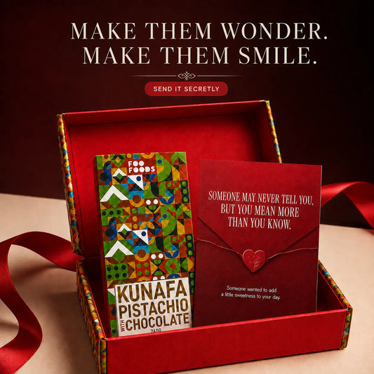 Secret Gift Box – 240g Kunafa Pistachio Chocolate