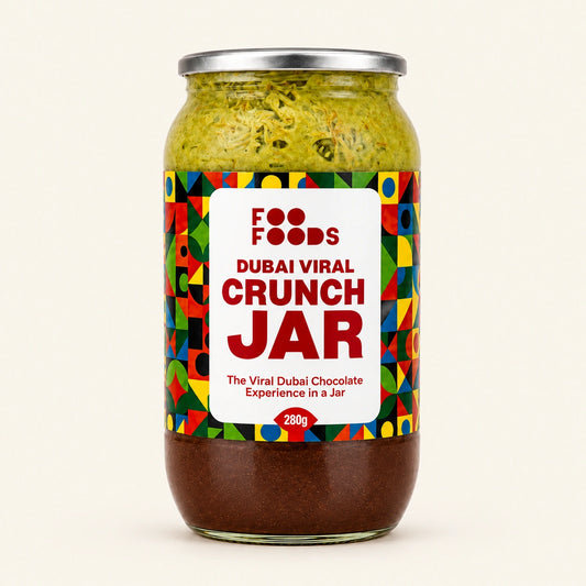 PISTACHIO KUNAFA CRUNCH JAR - Belgian Chocolate & Pistachio with Authentic Kunafa