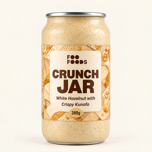 White Crunch Jar - Kinder Beuno Inspired Edition
